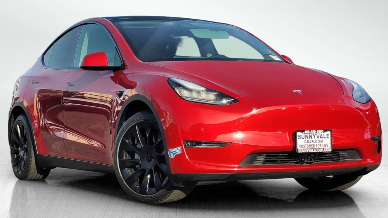 TESLA MODEL Y 2021 5YJYGDEE4MF102340 image